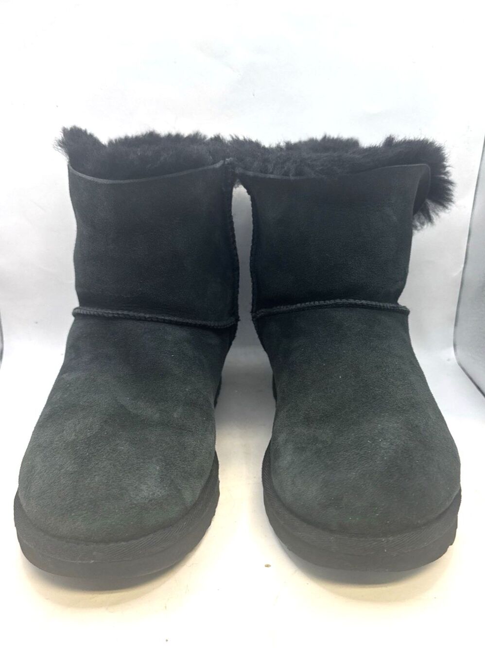 Ugg Mini Bailey Bow II Women's Size 8 Black Boots